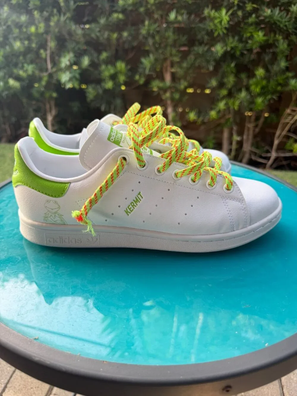 Adidas Stan Smith x Kermit Disney Sneakers Men’s 8.5 Green FX5550